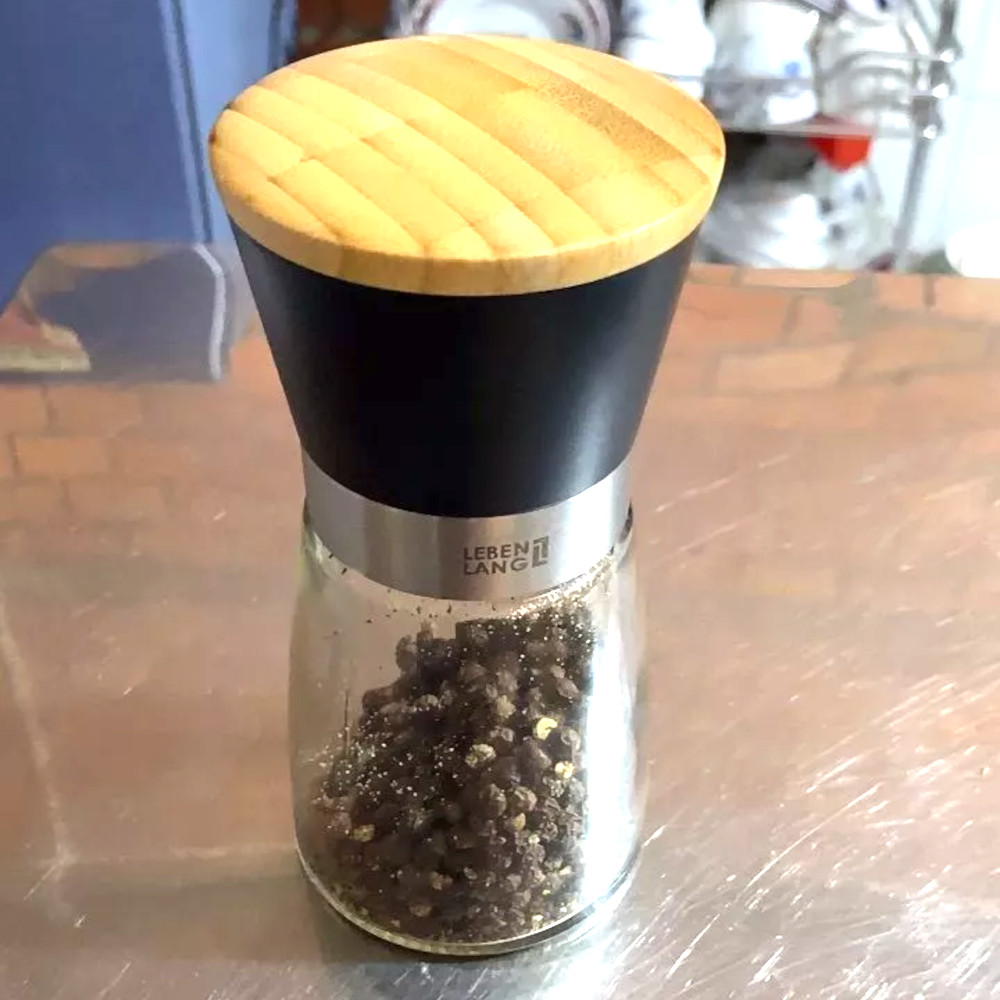 Dụng cụ xay tiêu cầm tay thủy tinh Lê Bên Làng LBL9595 dung tích 170ml nhỏ gọn tiện lợi