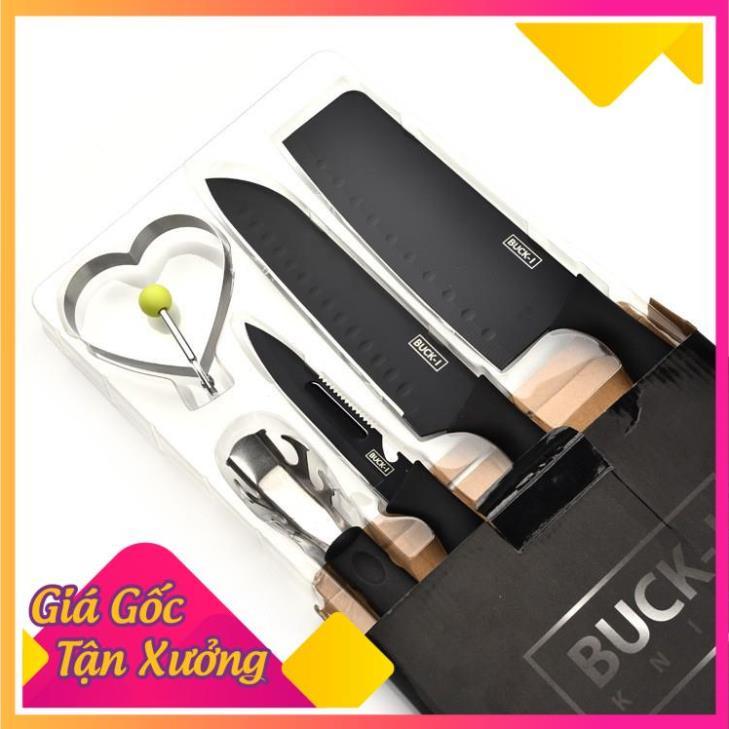 Bộ Dao Nhà Bếp 5 Món Buck-T Đa Năng