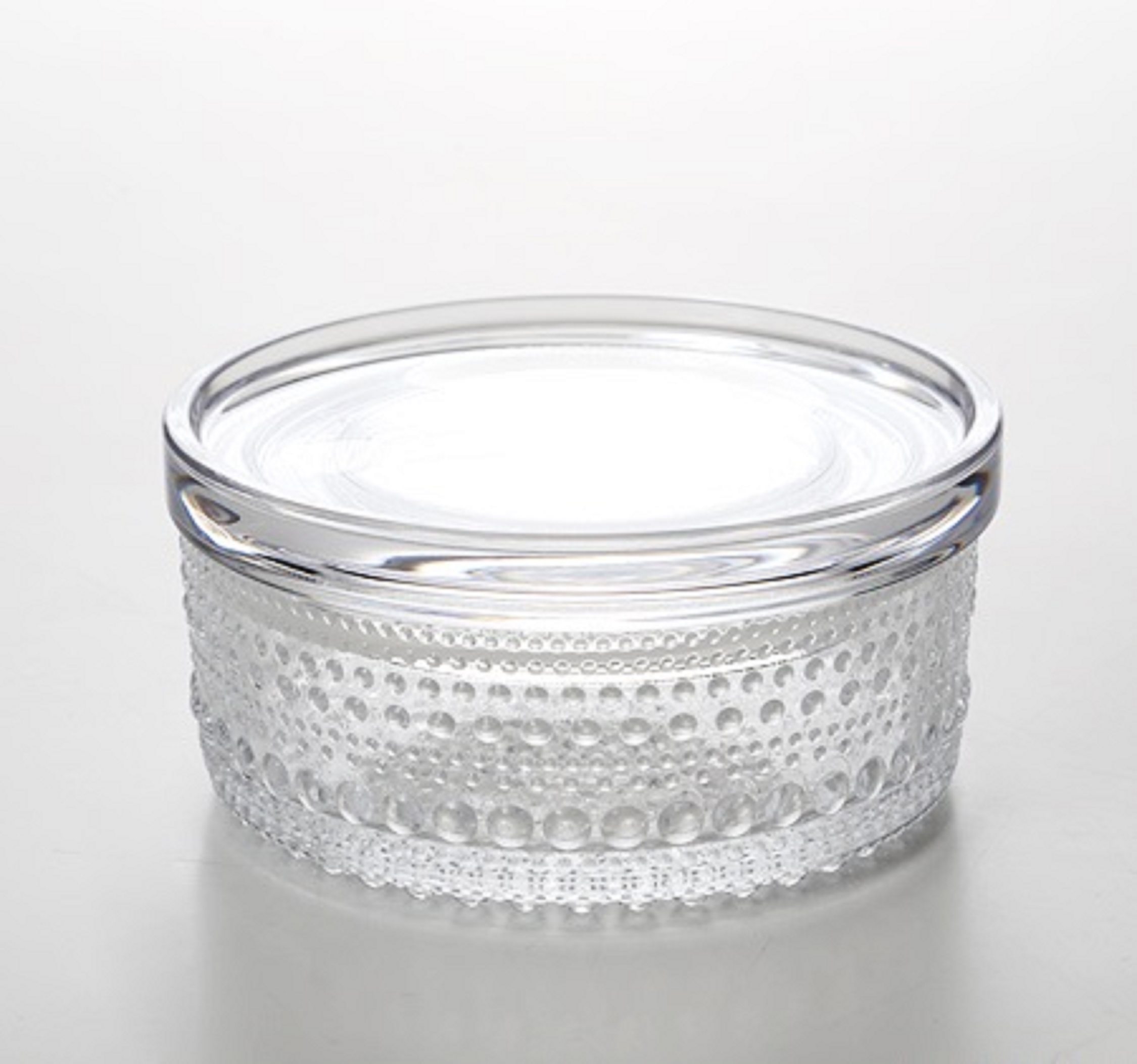 Hũ (bình) thủy tinh có nắp Kastehelmi 116x57mm Iittala