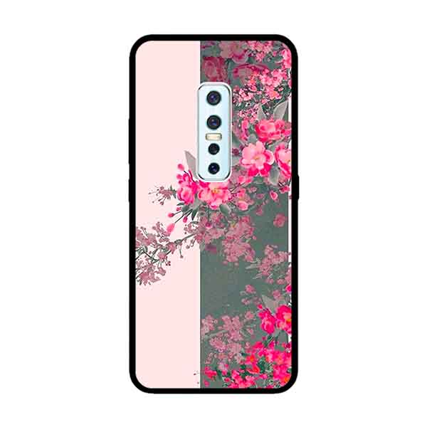 Ốp Lưng in cho Vivo V17 Pro Mẫu Hoa Đào Nở Rộ - Hàng Chính Hãng