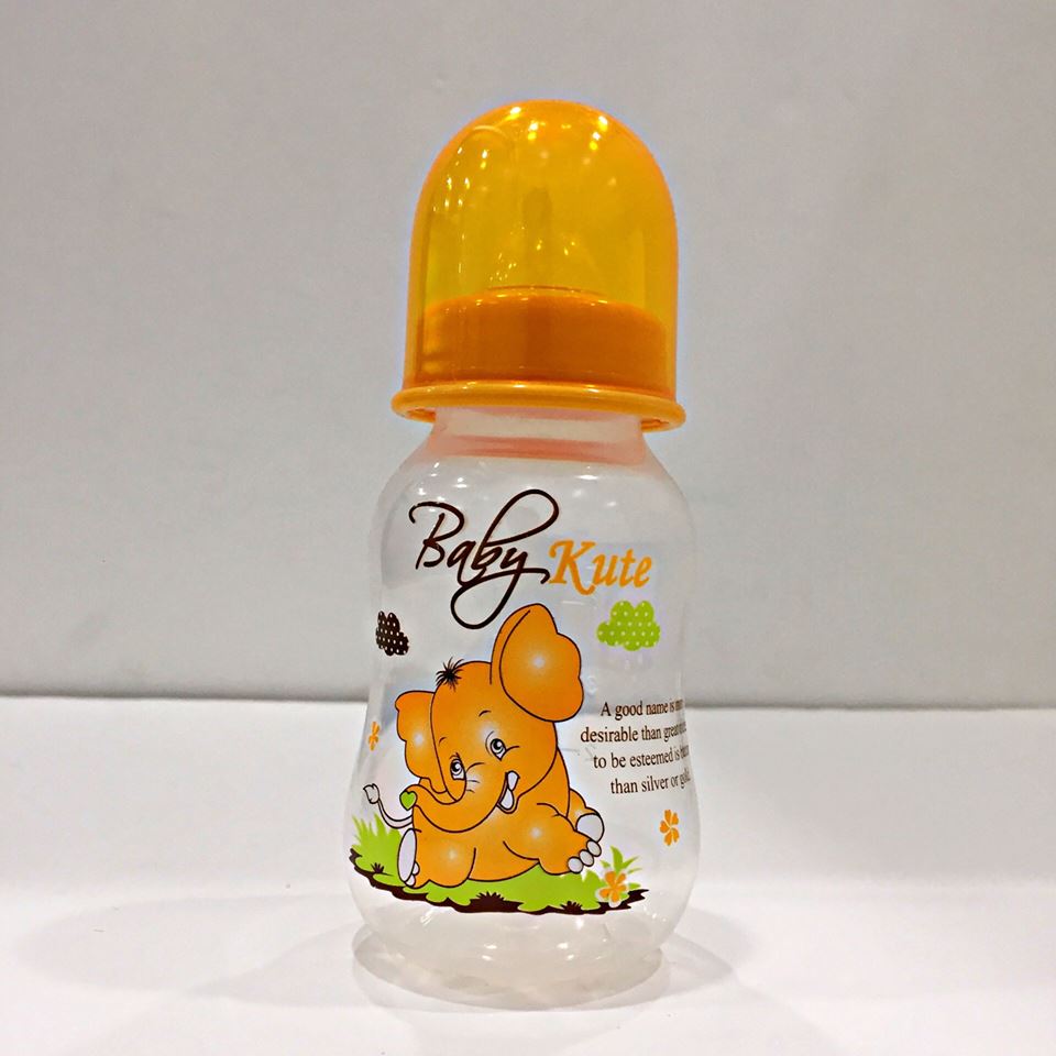 Bình sữa cho bé Baby Kute 125ML dạng eo nhập khẩu từ Thái Lan