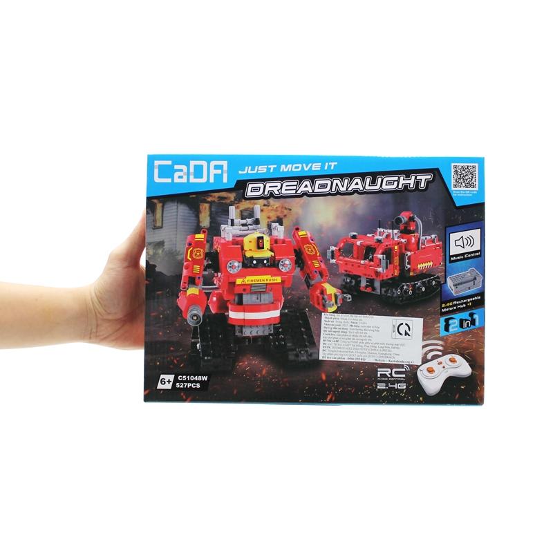 Đồ Chơi Lắp Ráp Robot Điều Khiển Biến Hình 2 In 1 Dreadnaught - CaDA C51048W
