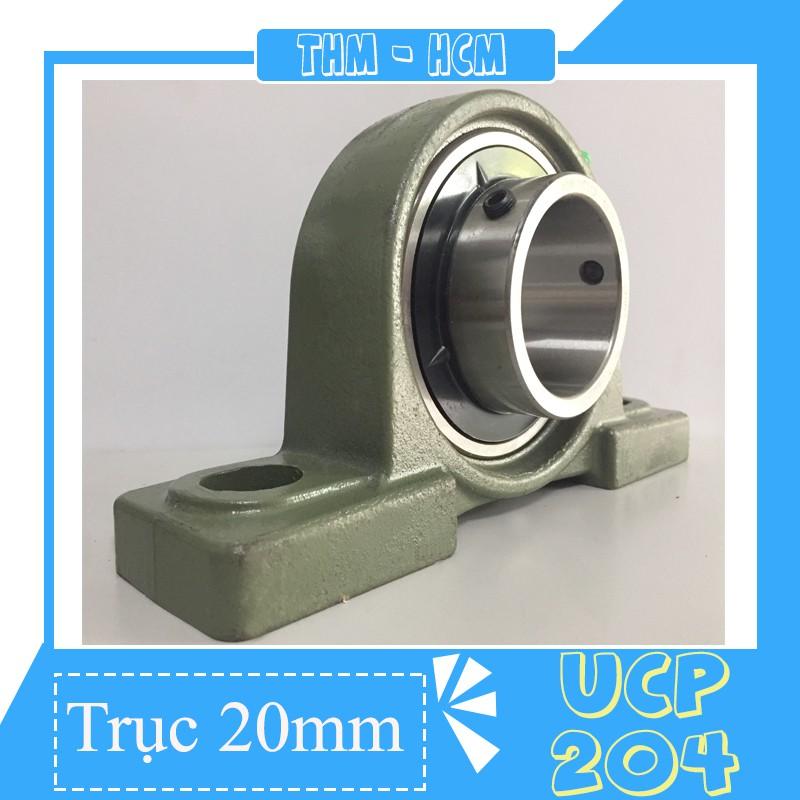 Gối đỡ vòng bi UCP204 đương kính trục 20mm