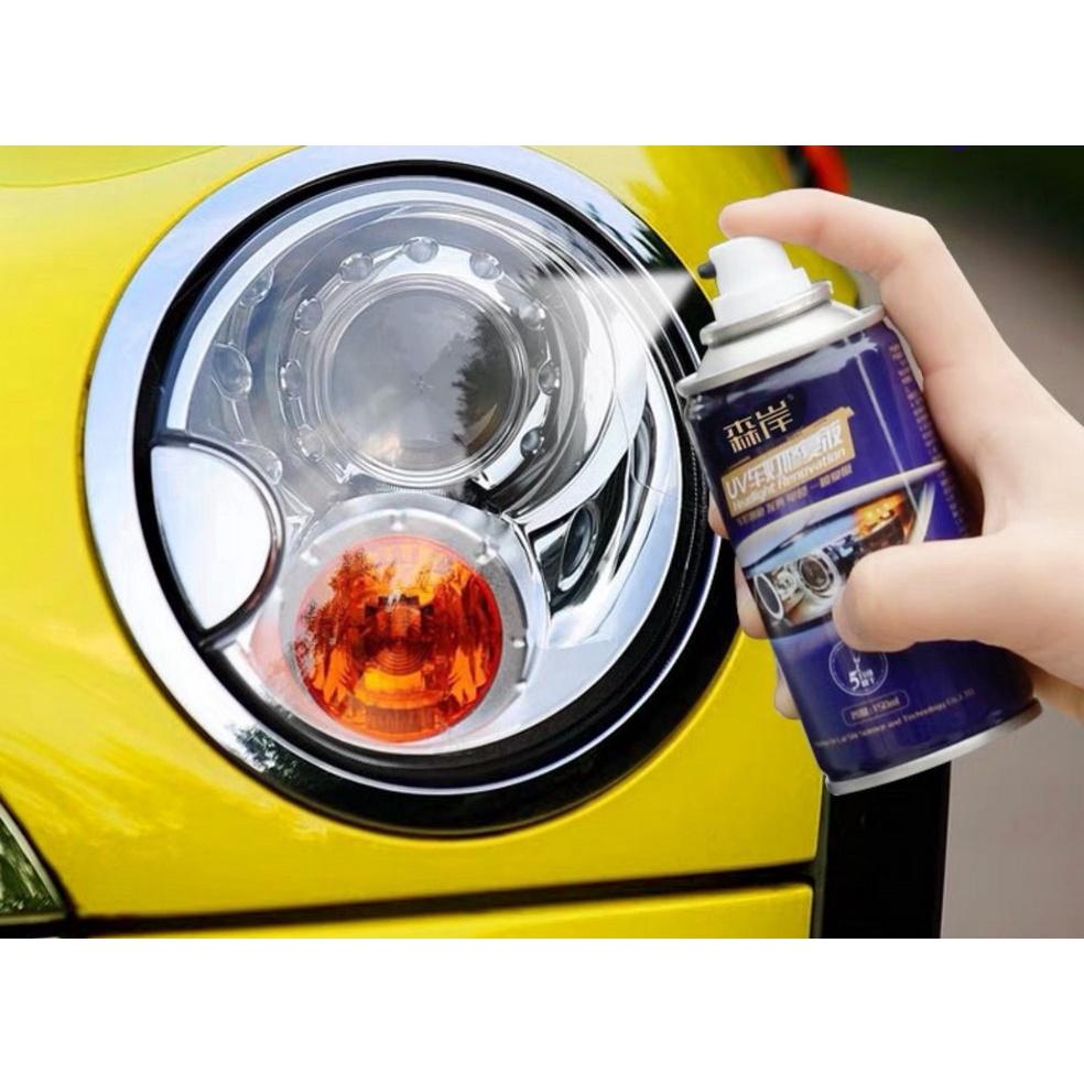 Chai dưỡng bóng chóa đèn ô tô, xe máy Headlight Clear&Bright