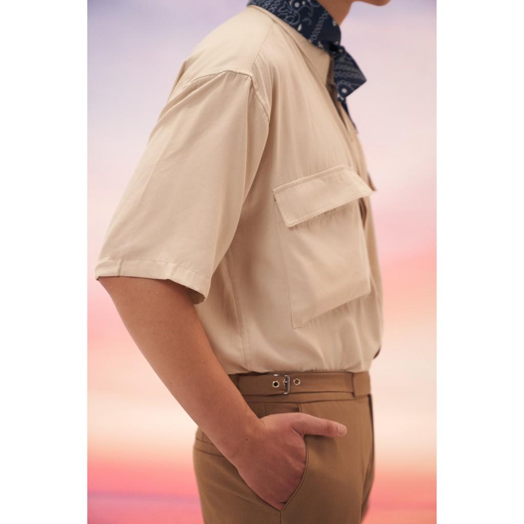Áo Sơ Mi BEIGE BUTTONS SHIRT VANBYVN