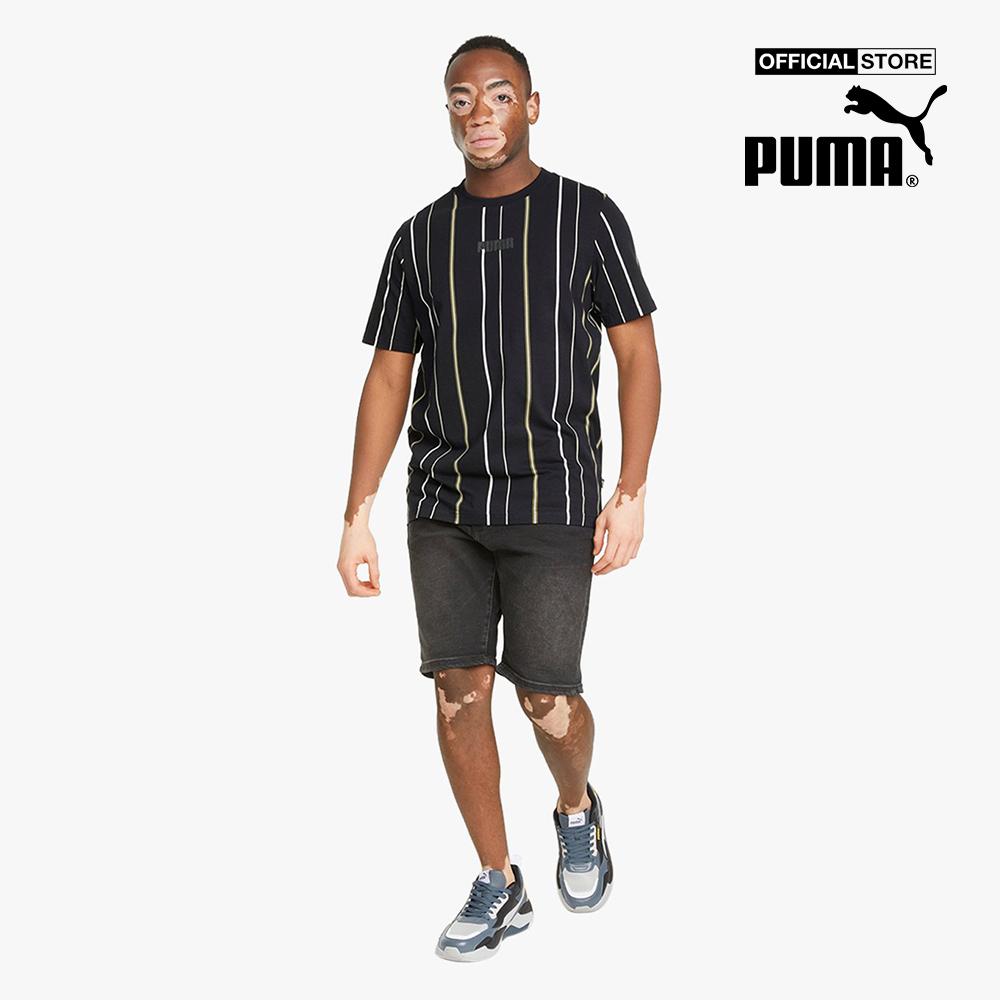 PUMA - Áo thun nam ngắn tay Modern Basics Striped 847408