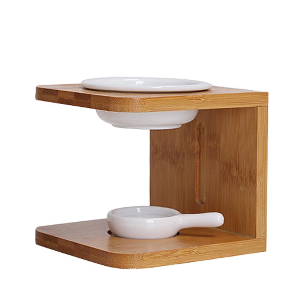 Wooden Tealight Candle Holder Oil Burner