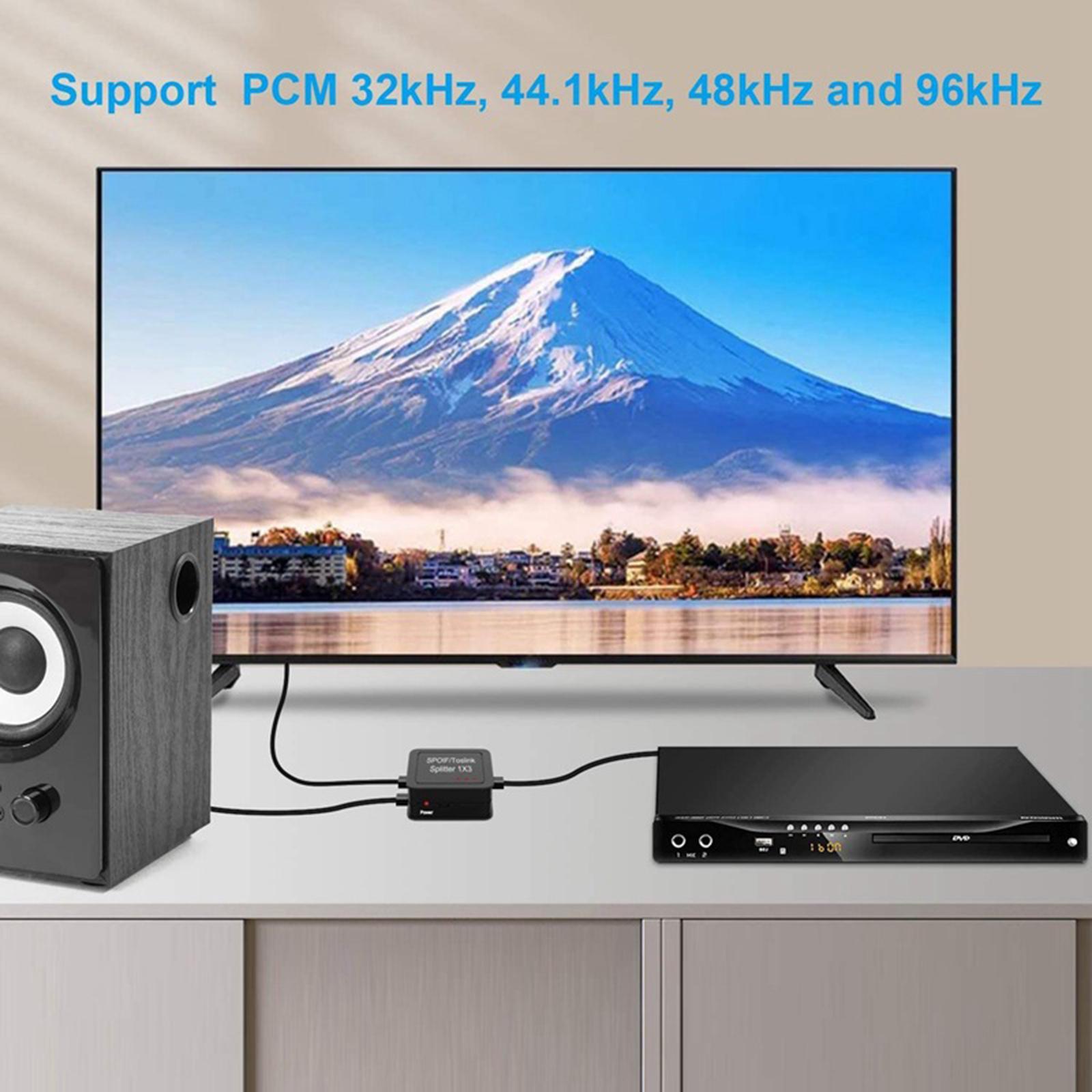 Premium SPDIF 1 In 3 Out 1x3 Optical  for   HDTV  UK