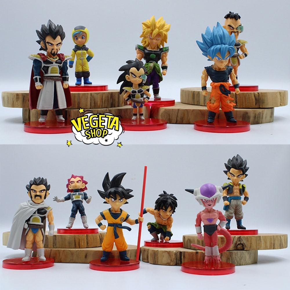 Mô hình Dragon Ball WCF DWC Broly Frieza Raditz Nappa Goku Kaio Gohan Krillin Bulma Gogeta Ox King Vegeta - Cao 4,5~9cm