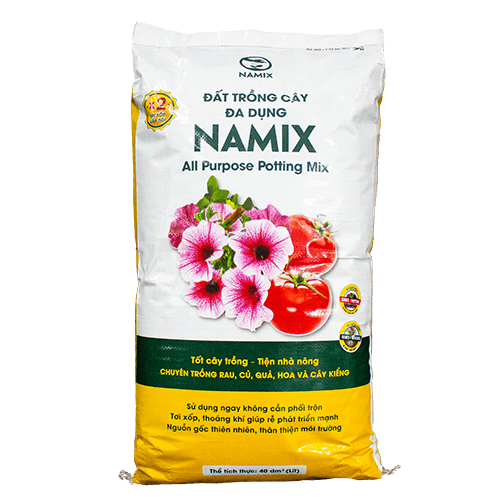 Đất Sạch Dinh Dưỡng Chuyên Dùng Trồng Rau & Hoa Potting Mix 20dm3 (đất trồng hoa và rau namix)