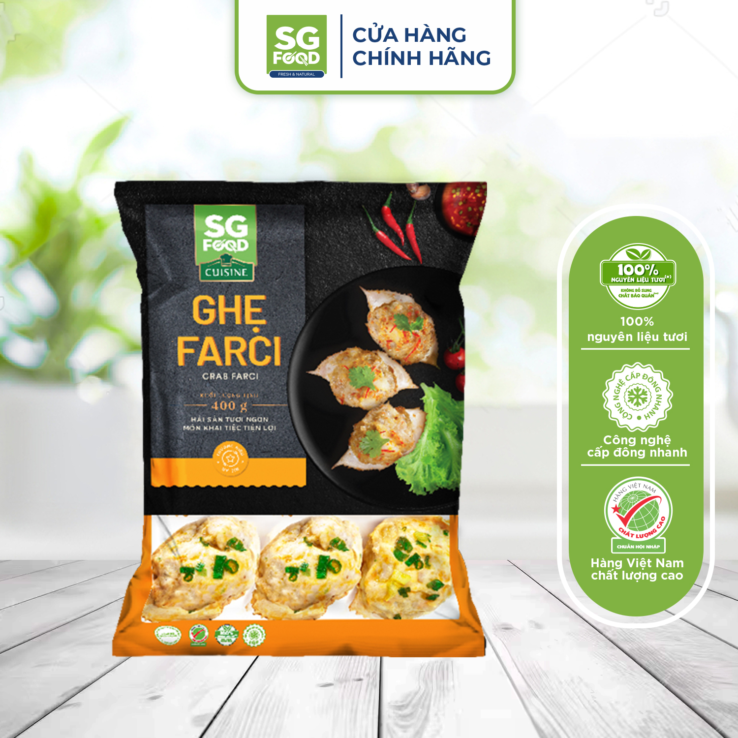 Ghẹ Farci SG Food gói 400G