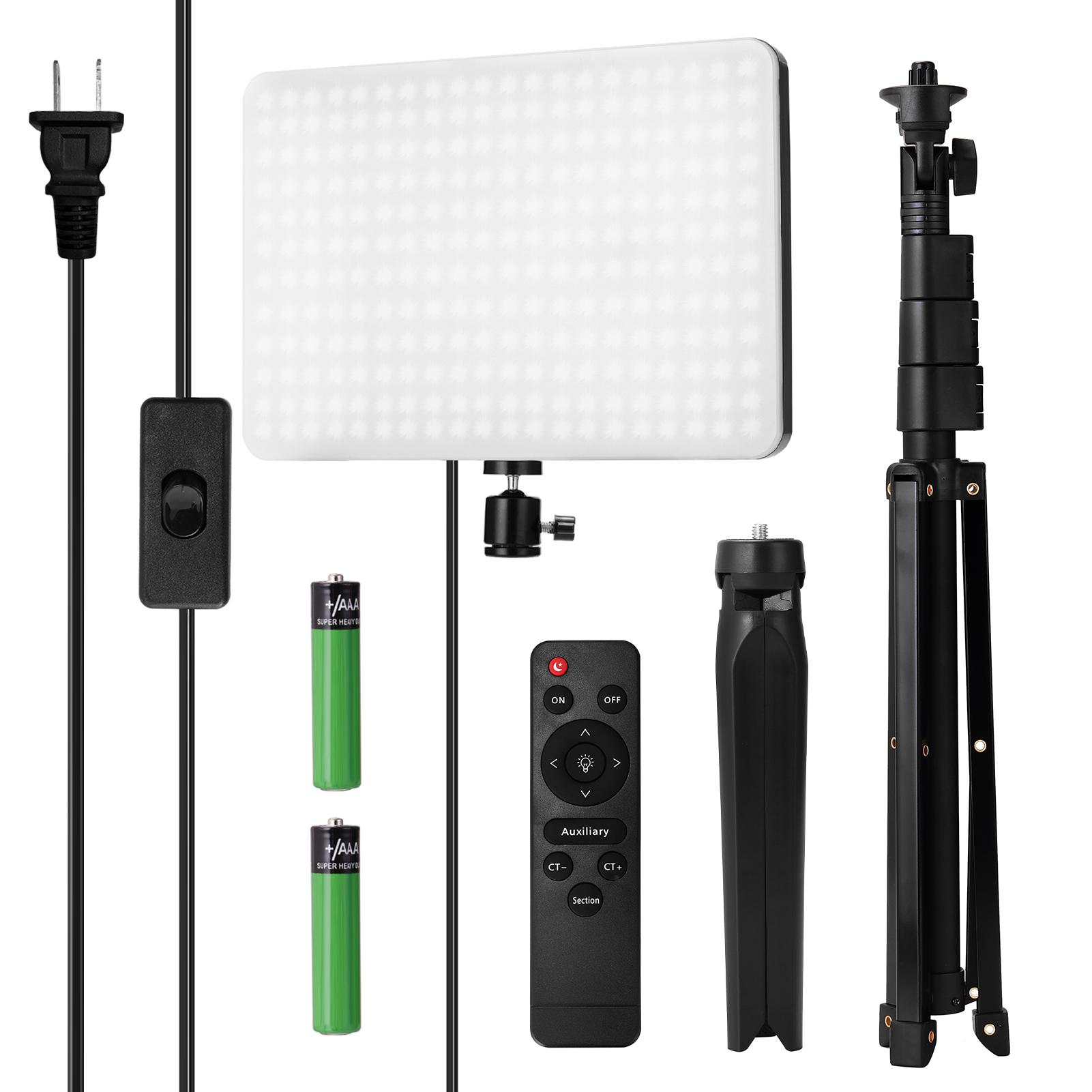 Bảng điều khiển ánh sáng  từ xa 10in Có thể thay đổi độ sáng dải rộng, lấp đầy ánh sáng với chân máy chụp ảnh