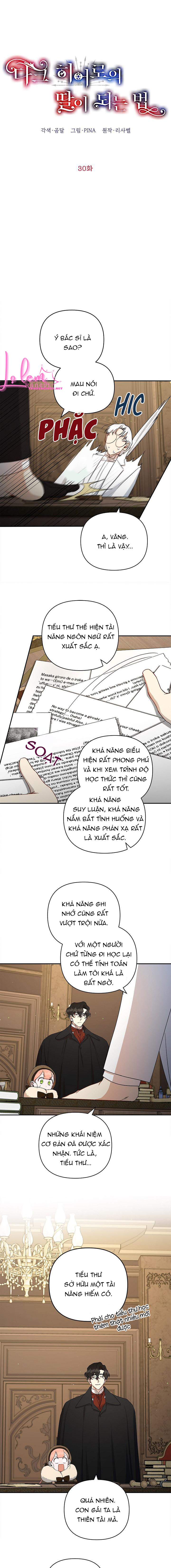 trở thành con gái của anh hùng bóng đêm chapter 30.1 4