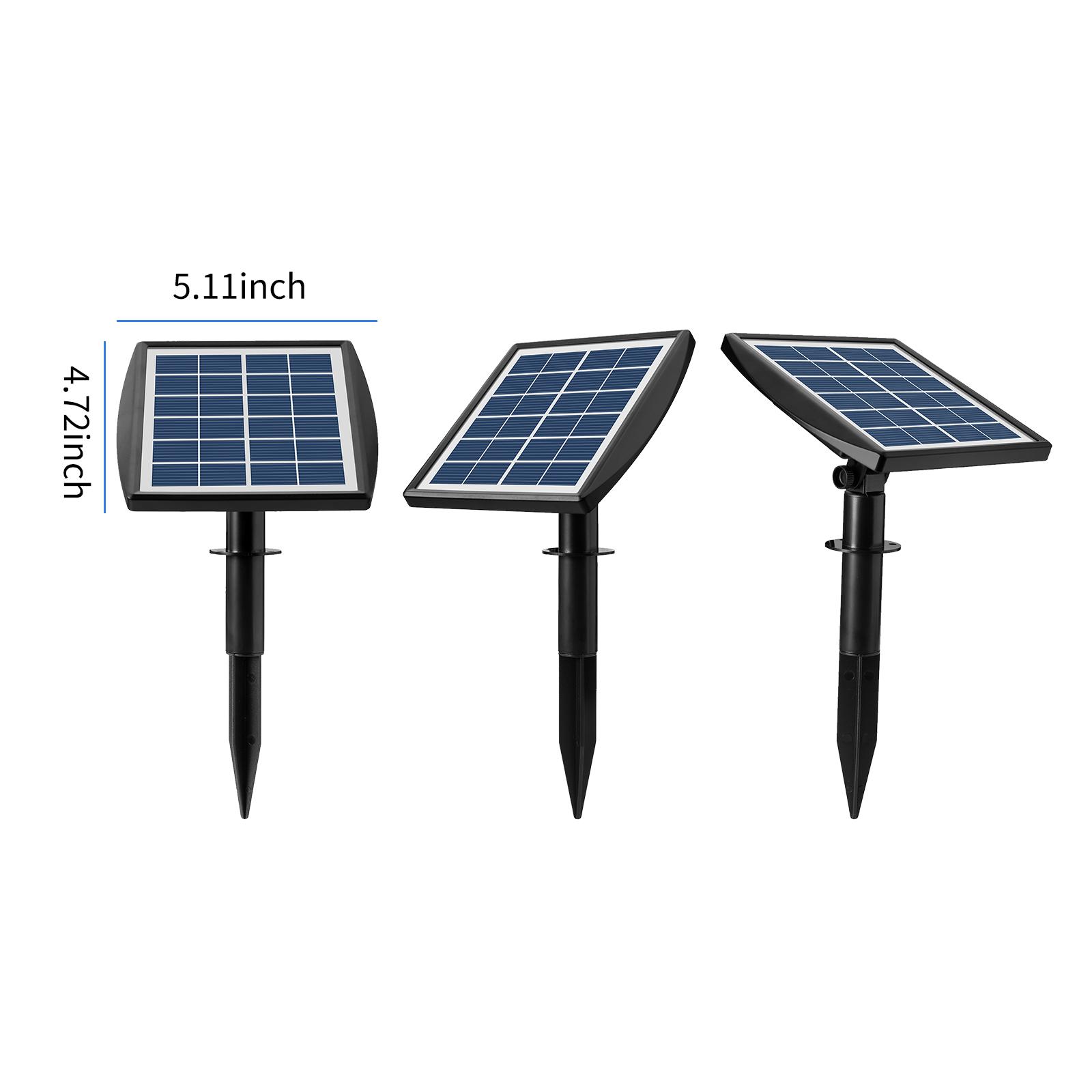 Máy Bơm Ôxy Năng Lượng Mặt Trời Cắm Vào 6V 2W Với Ống 8,2Ft