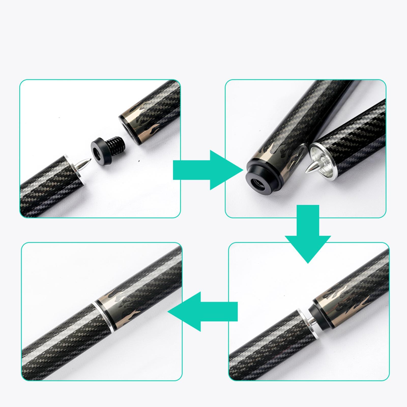 Cue Stick Extender Attachment Lovers Enthusiast Billiards Pool Cue Extension