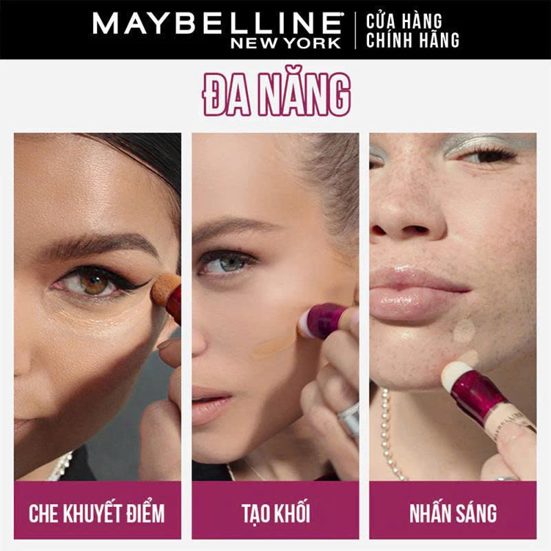 Bút Cushion Che Khuyết Điểm Đa Năng Instant Age Rewind Eraser Multi-use Concealer Maybelline New York 6ml