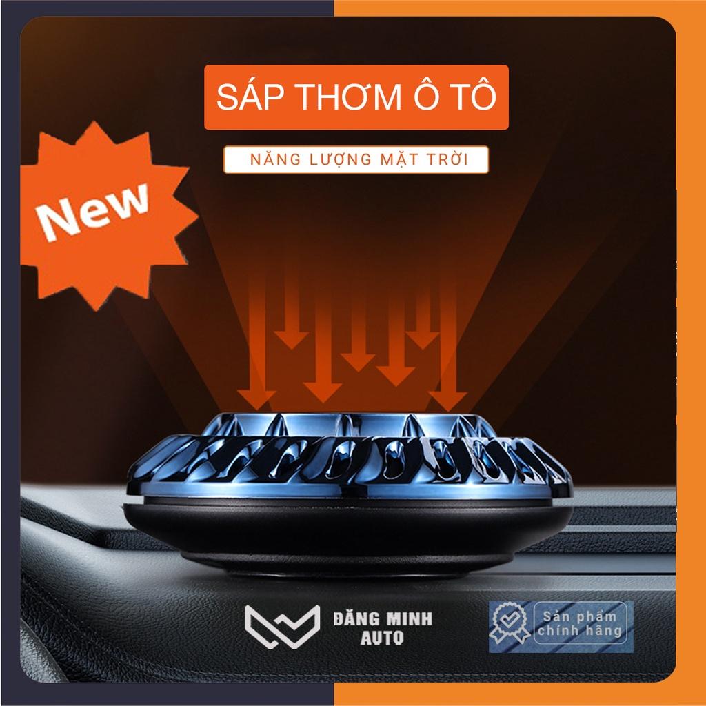 Sáp thơm ô tô mẫu UFO năng lượng mặt trời, máy khếch tán sáp thơm xoay toả hương cho xe hơi ST20