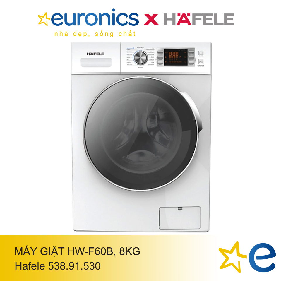 MÁY GIẶT 8KG HAFELE HW-F60B/538.91.530 - HÀNG CHÍNH HÃNG