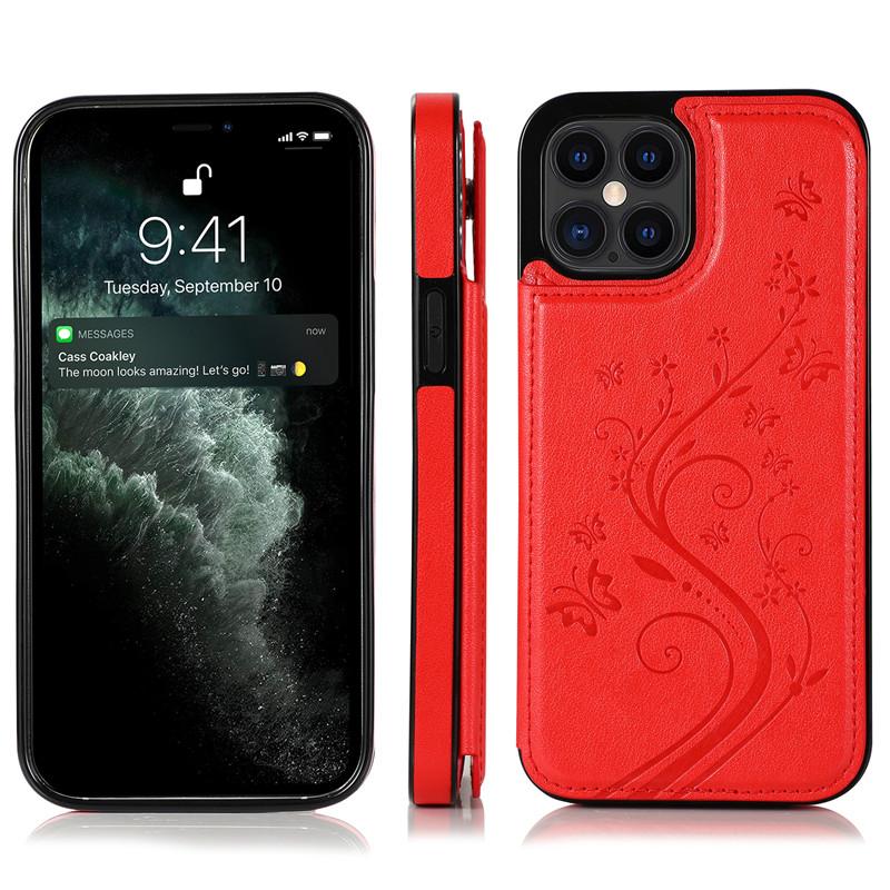 Bao da nhiều ngăn đựng thẻ hình con bướm phong cách cổ điển cho Samsung A12 5G A51 5G A71 5G