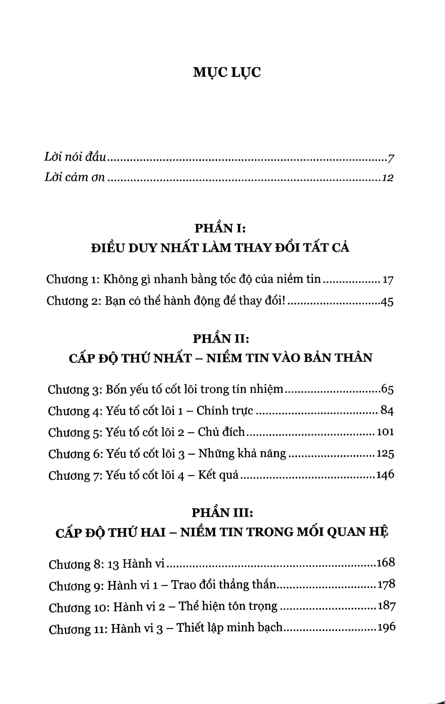 Tốc Độ Của Niềm Tin