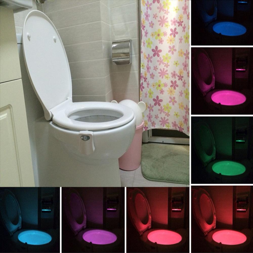 Đèn LED cảm biến chuyển động gắn toilet