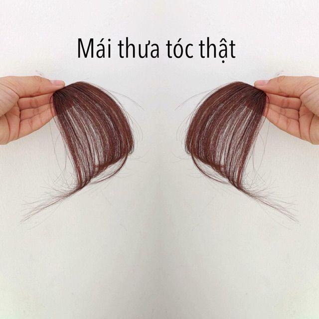 Tóc giả cao cấp    mái thưa tóc thật 100%