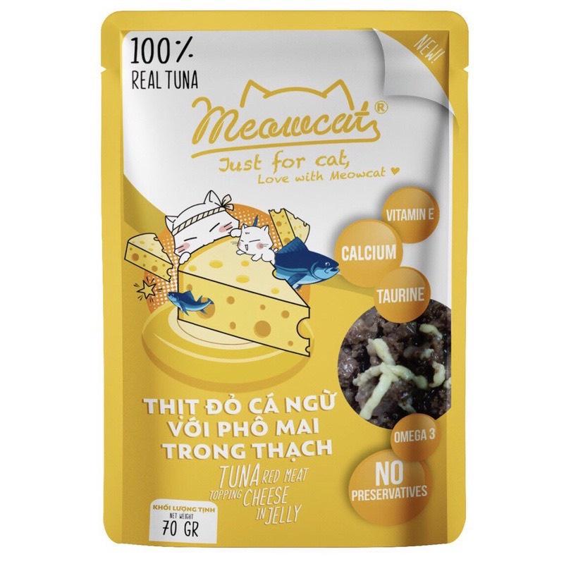 Pate cho mèo meowcat 70g nhiều vị phong phú bổ dưỡng kích thích vị giác cho mèo lớn mèo con