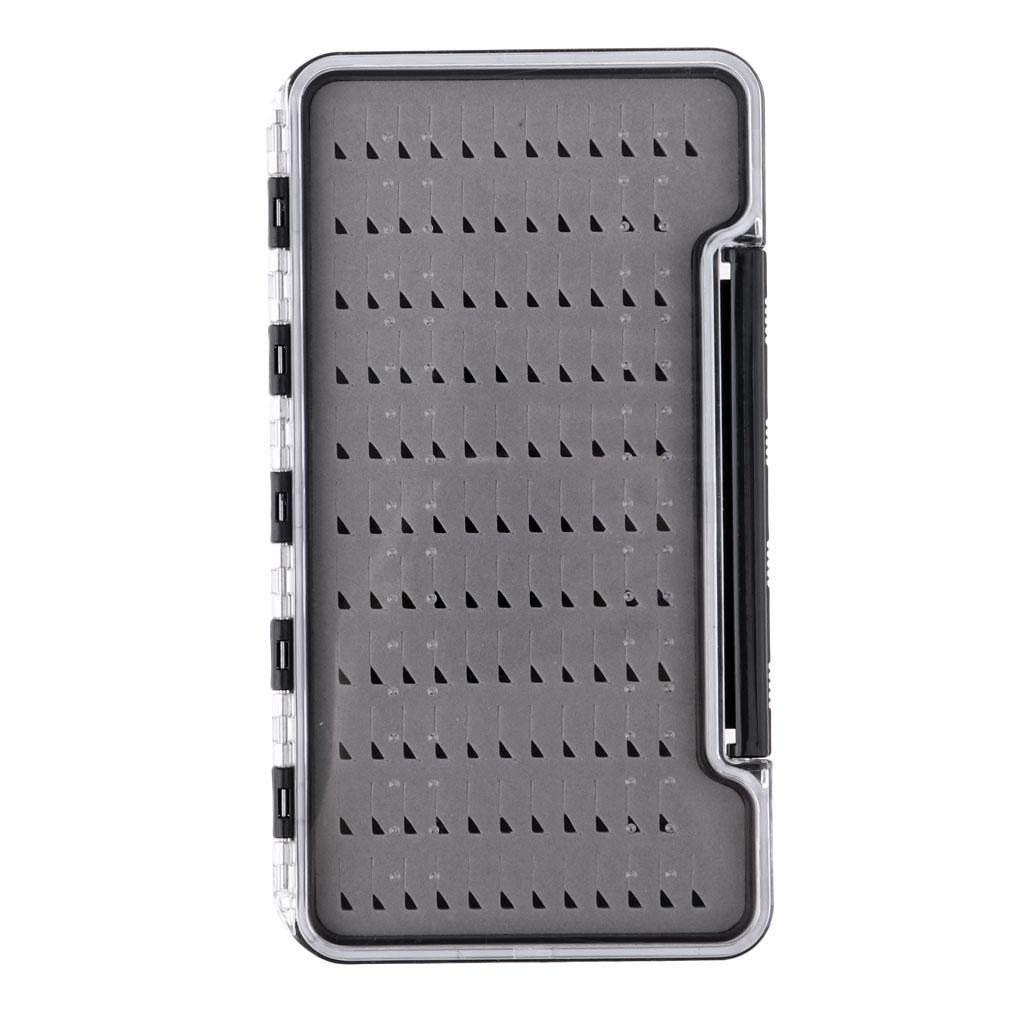 Foam Insert Fly Box Flies Fishing  Storage Transparent Lid