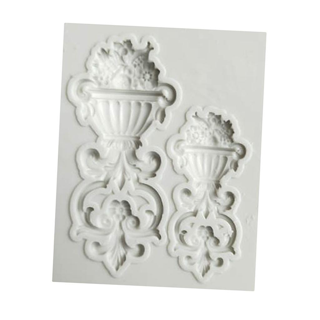 DIY Sugar Craft Cake Vintage Relief 3D Fondant Silicone Mold For Sugarcraft, Cake Decoration, Cupcake Topper, Polymer Clay, Baking Mold, Craft DIY