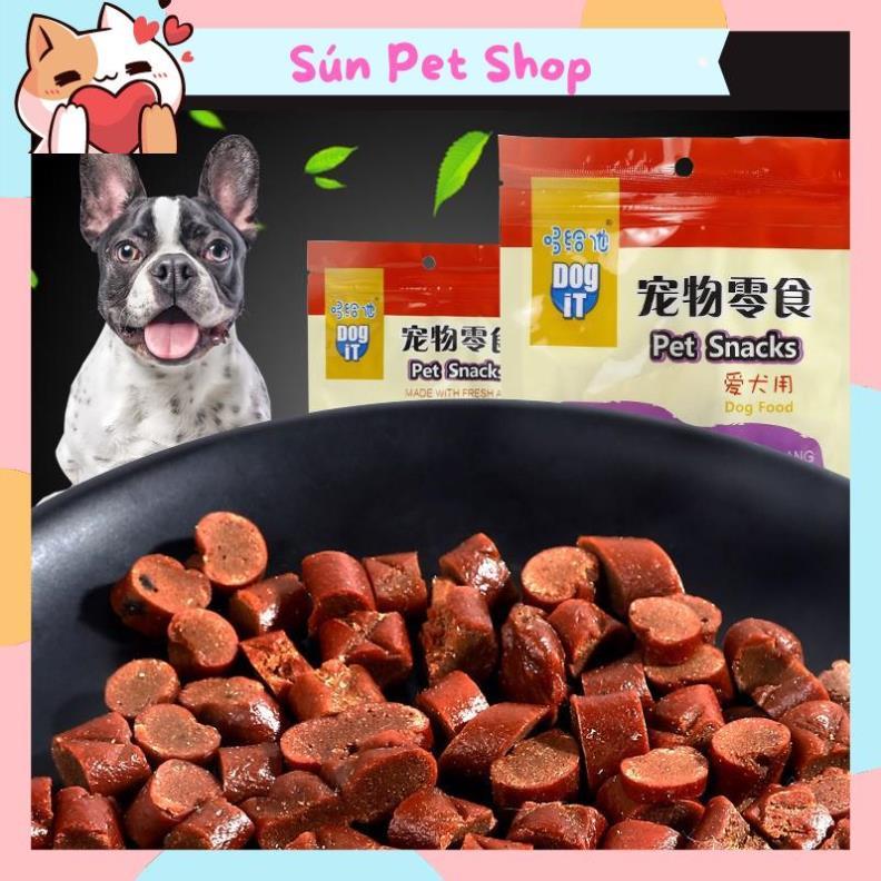 Bánh thưởng Dogit cho thú cưng dạng viên thịt bò 100g (Thức ăn thưởng, đồ ăn nhẹ vị thịt bò cho chó mèo)