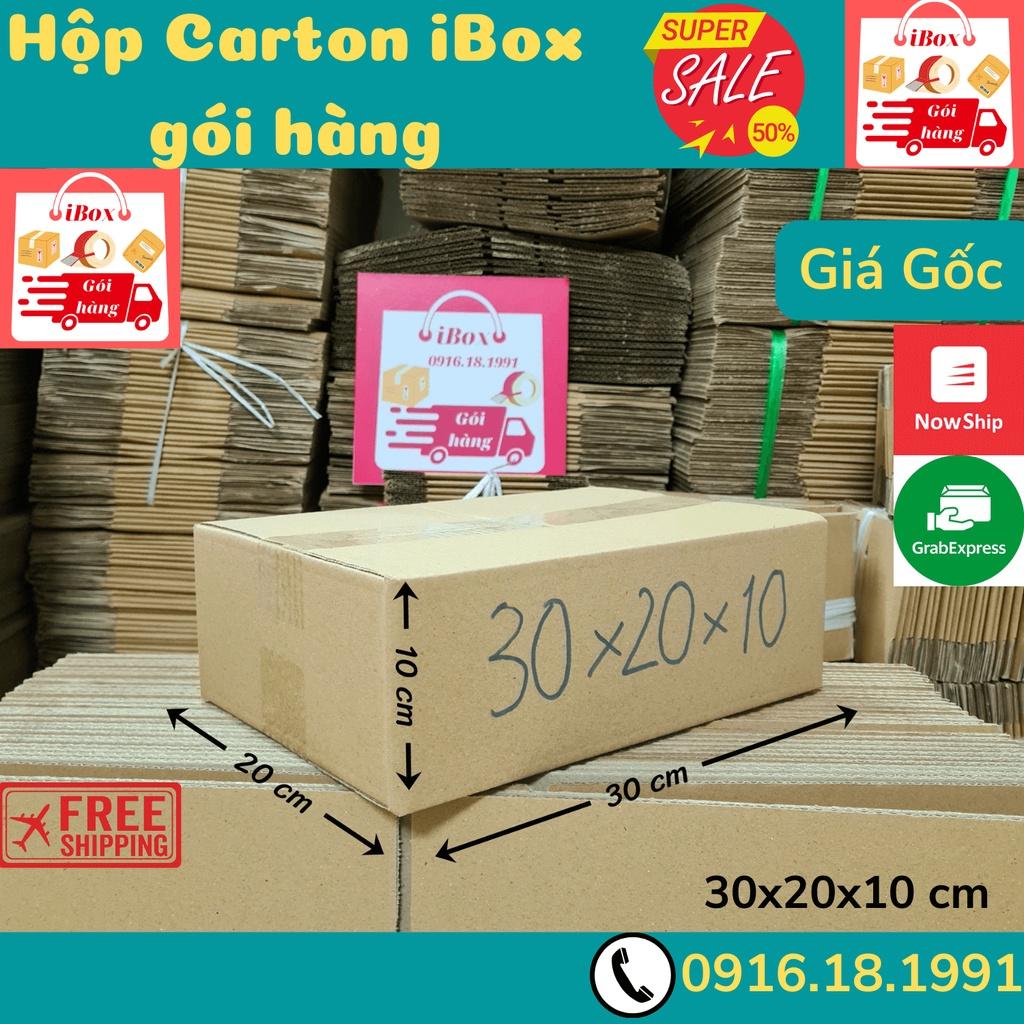 30x20x10 Combo Hộp Carton iBox gói hàng