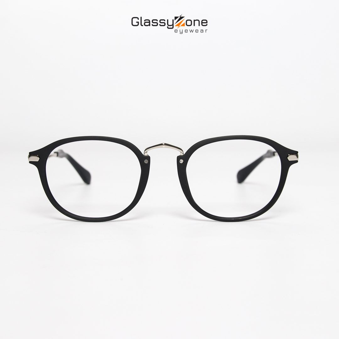 Gọng kính cận, Mắt kính giả cận nhựa dẻo Form vuông Nam Nữ Yogi Bear - GlassyZone