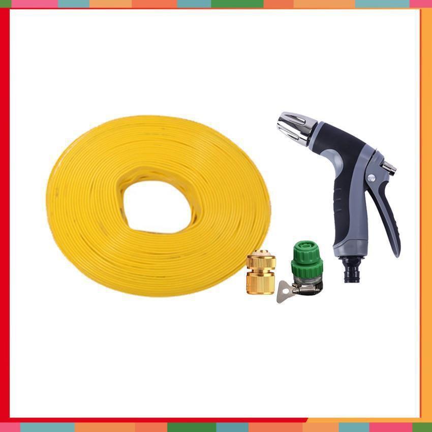 Bộ dây vòi xịt nước rửa xe,tưới cây tăng áp 3 lần 7-10m 206817