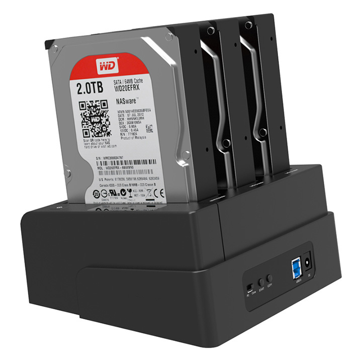 Dock ổ cứng clone 1 ra 2 USB3.0 6638US3-C