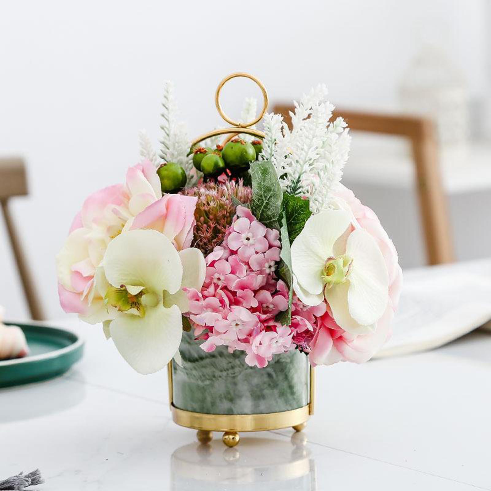 2x Flower Plant Vases Pot Planters Hanging Ceramic Storage Jar Container