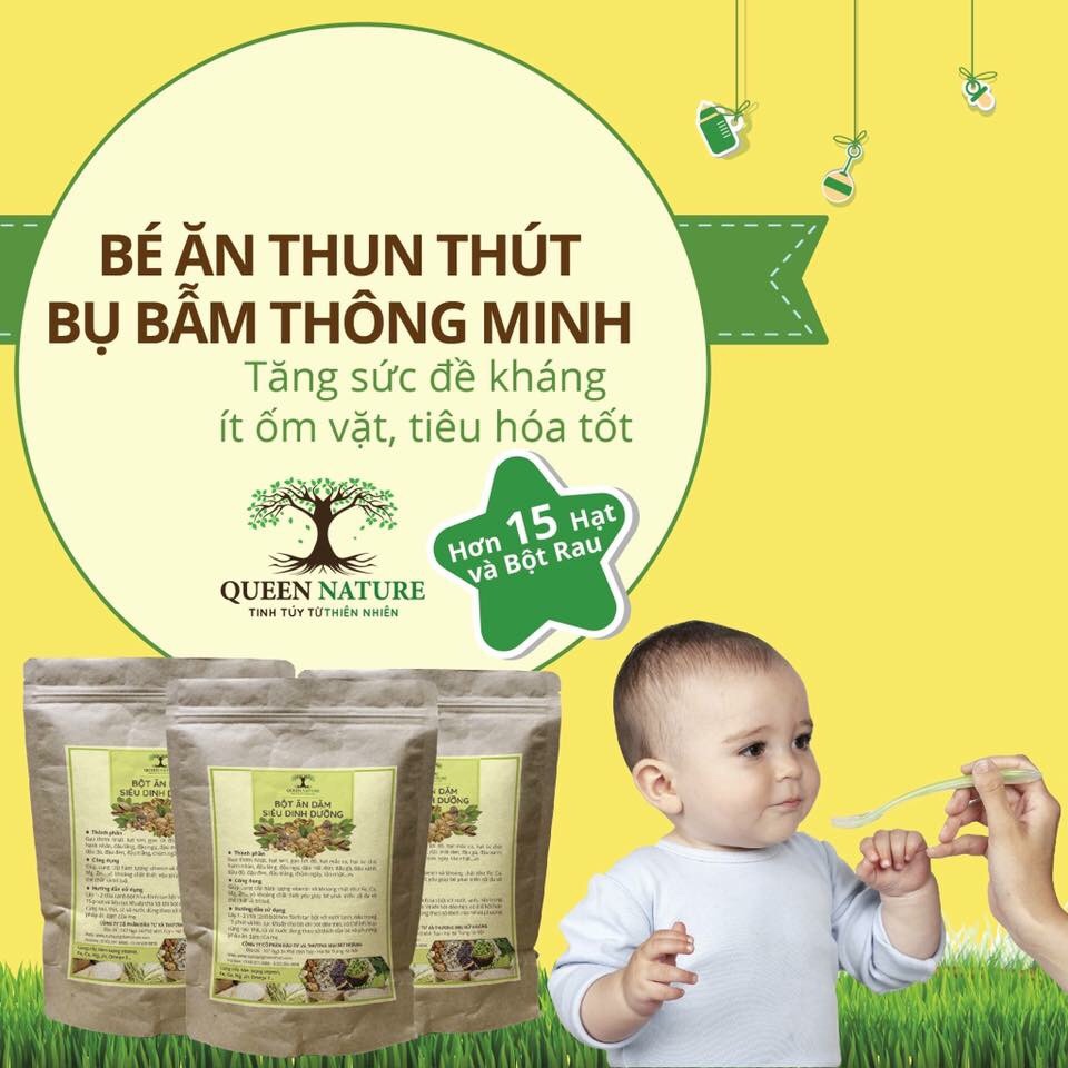 Bột ăn dặm Queen Nature