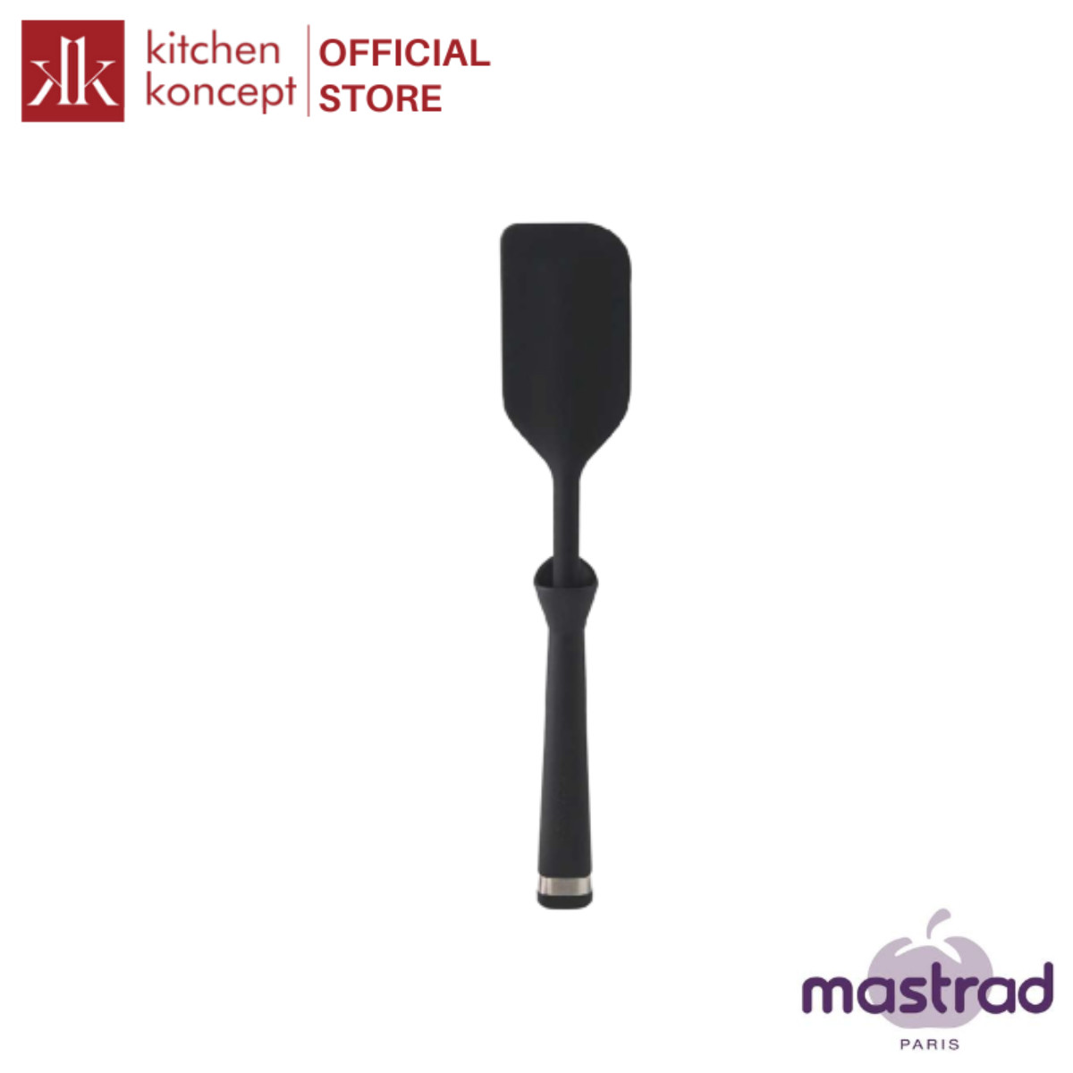 Mastrad - Muỗng Spatula Standing màu đen - 30cm