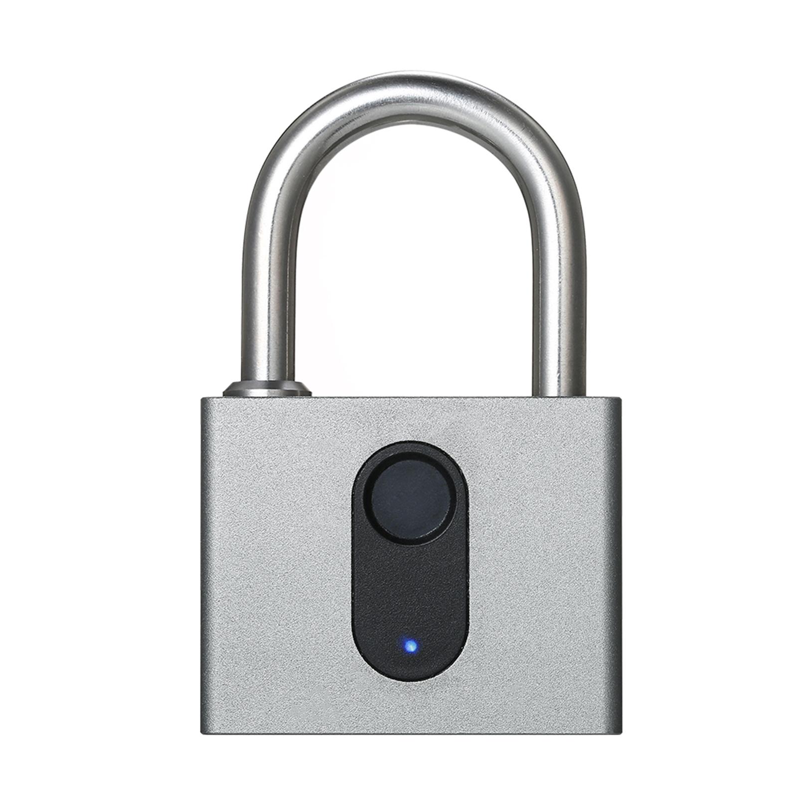 Ổ khóa vân tay bluetooth kết nối qua app, dễ vận hành, lưu trữ đến 100 vân tay, sạc USB