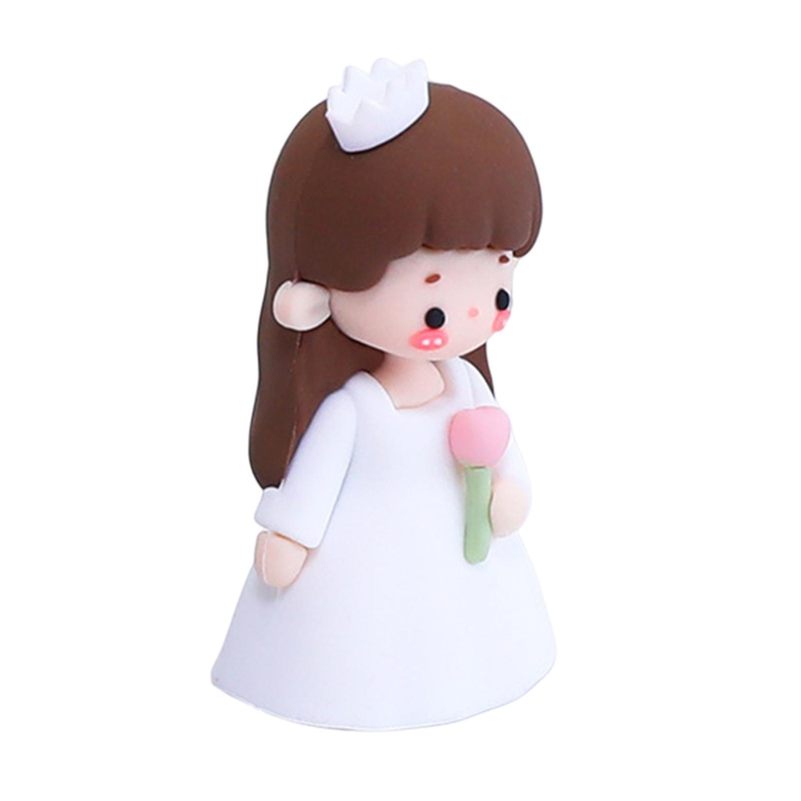 Doll Statue Sculpture Gnome Love Figures for Anniversary Desktop Living Room