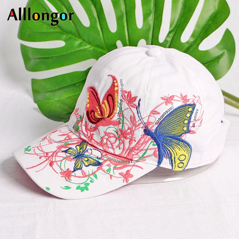Mũ mùa hè 2023 Snapback hip hop nữ mũ bóng chày mũ in hoa thêu bông casquette femme gorras trắng Color: Rose Red Size: Adjustable