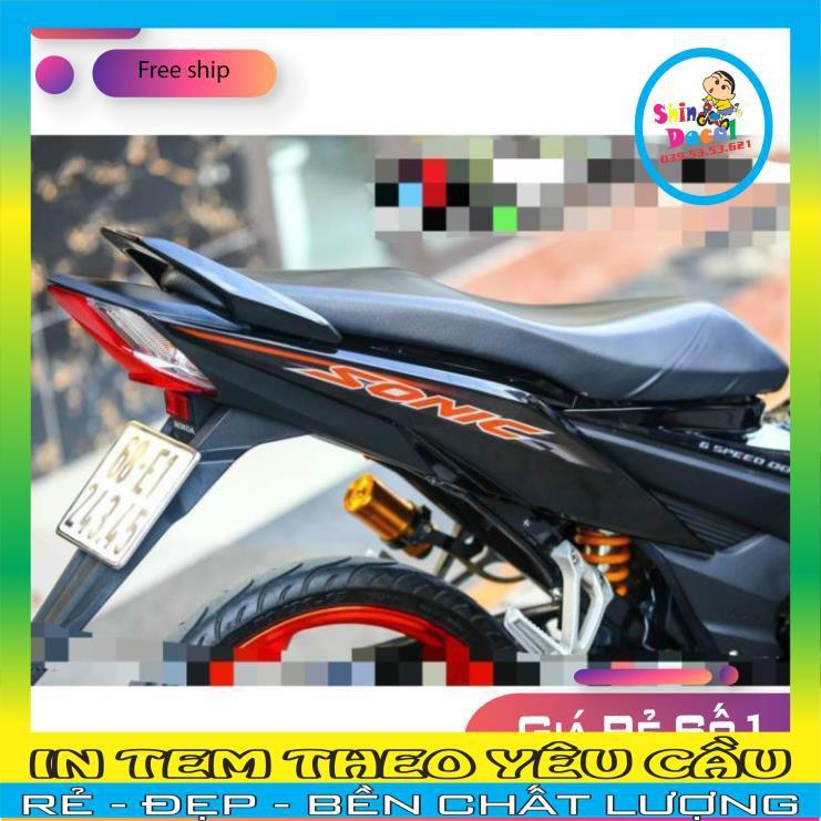 TEM RỜI SONIC 150 ĐEN