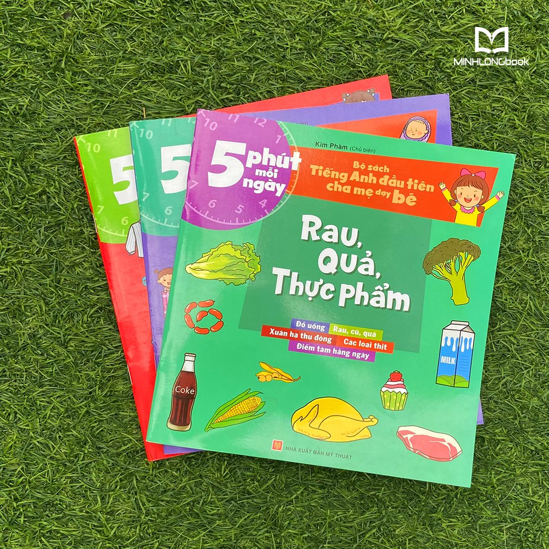 Bộ Sách Tiếng Anh Đầu Tiên Của Bé - 5 Phút Mỗi Ngày