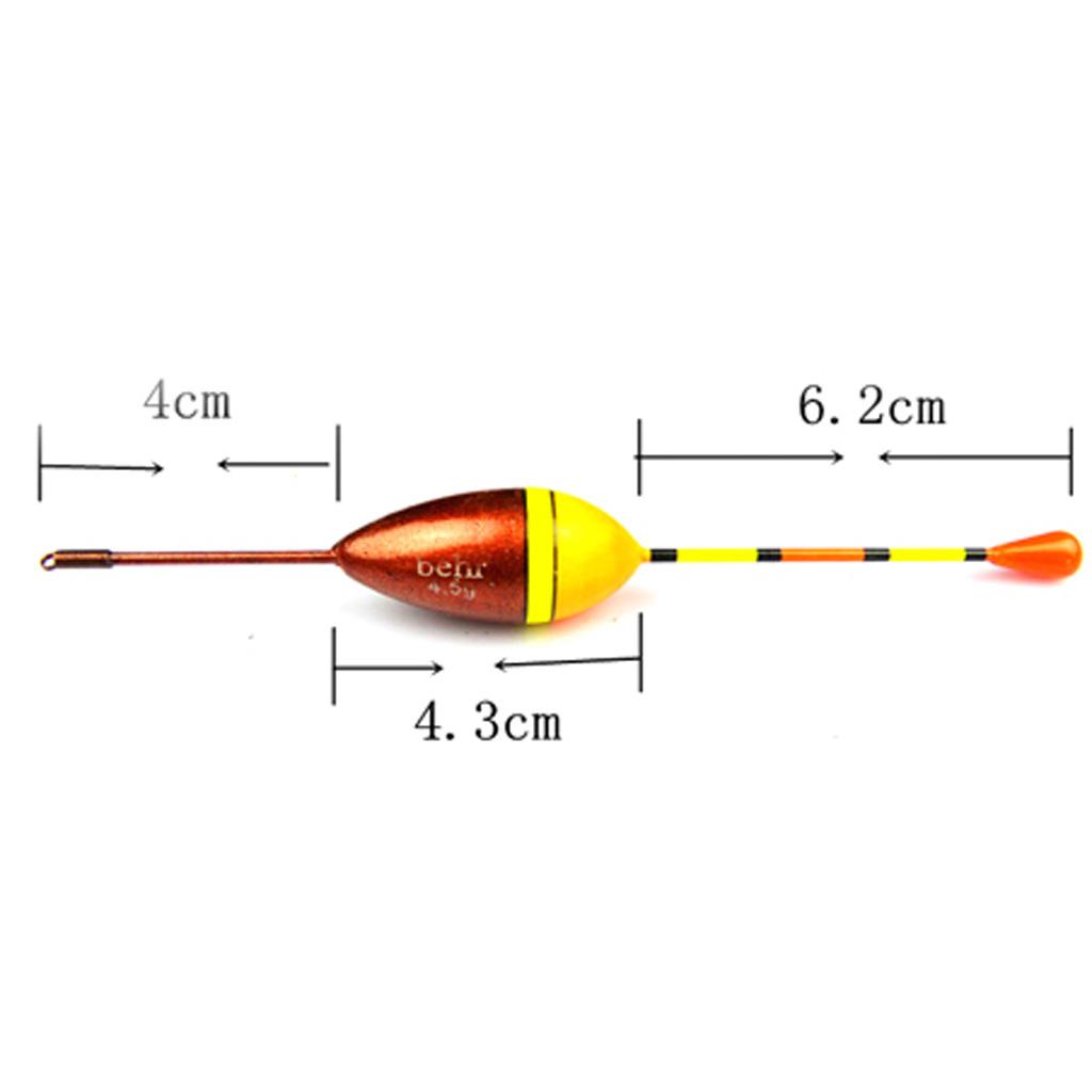 10pcs Fishing Wood Floats Bobbers Vertical Buoy Carp Coarse Fishing Tackle