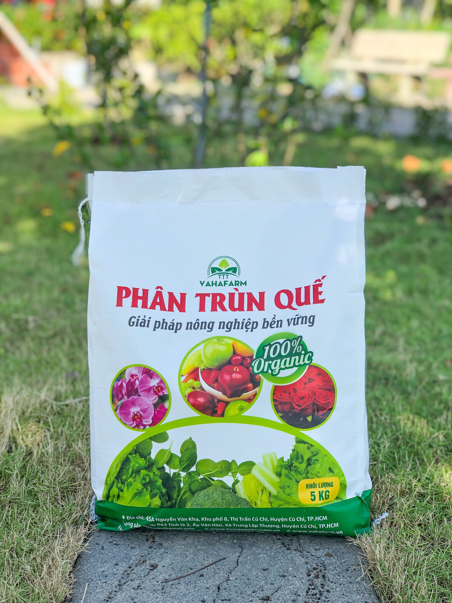 PHÂN TRÙN QUẾ GIẢM ẨM VAHAFARM BAO (5KG)