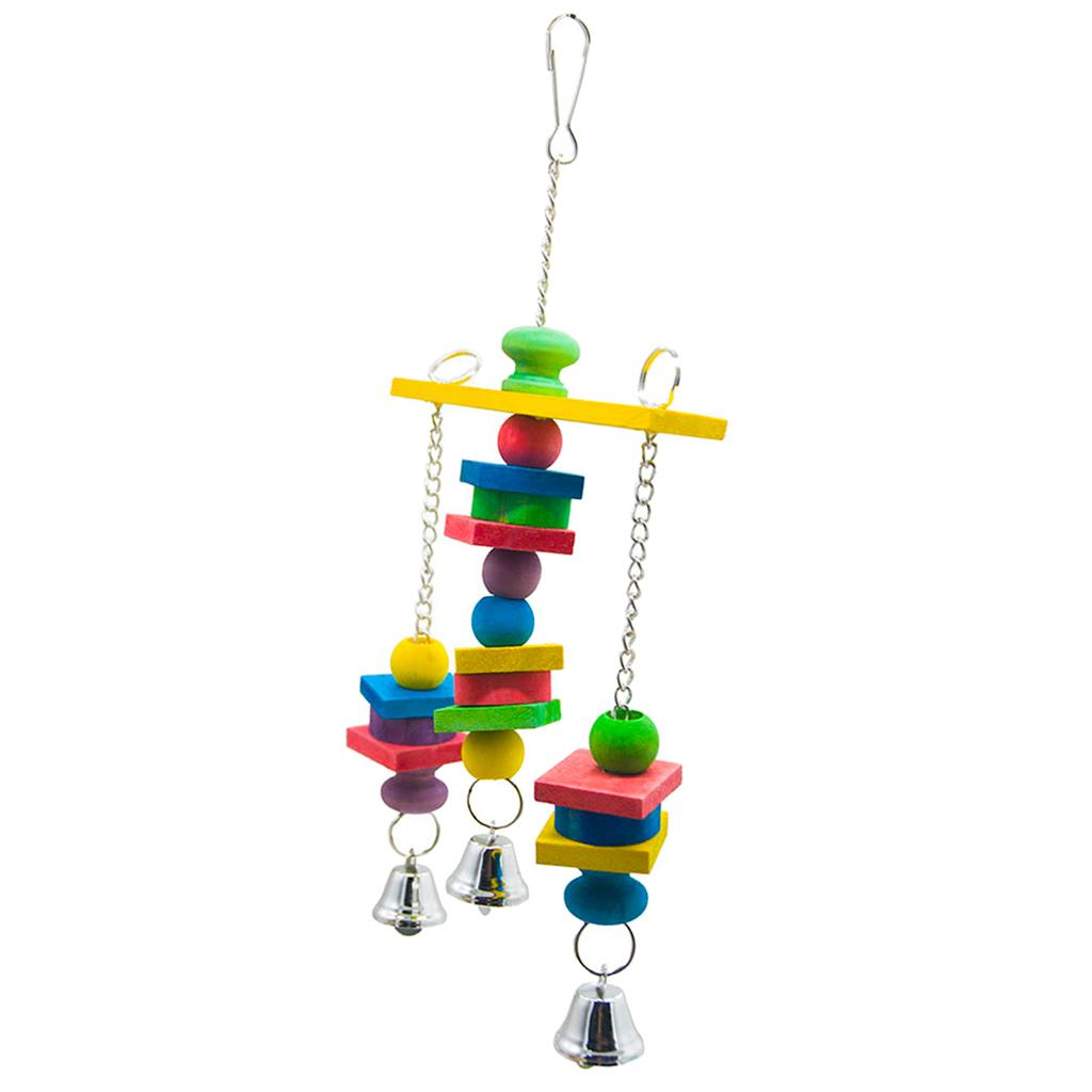 Parrot Toys Bird Swing Bite Chewing Hanging Toys Cage Decoration Type 1