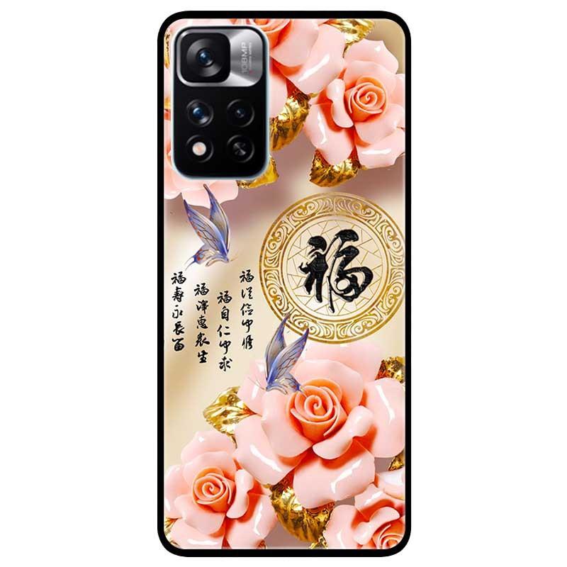 Ốp lưng dành cho Xiaomi Redmi Note 11 Pro 5G  mẫu Hoa Bướm