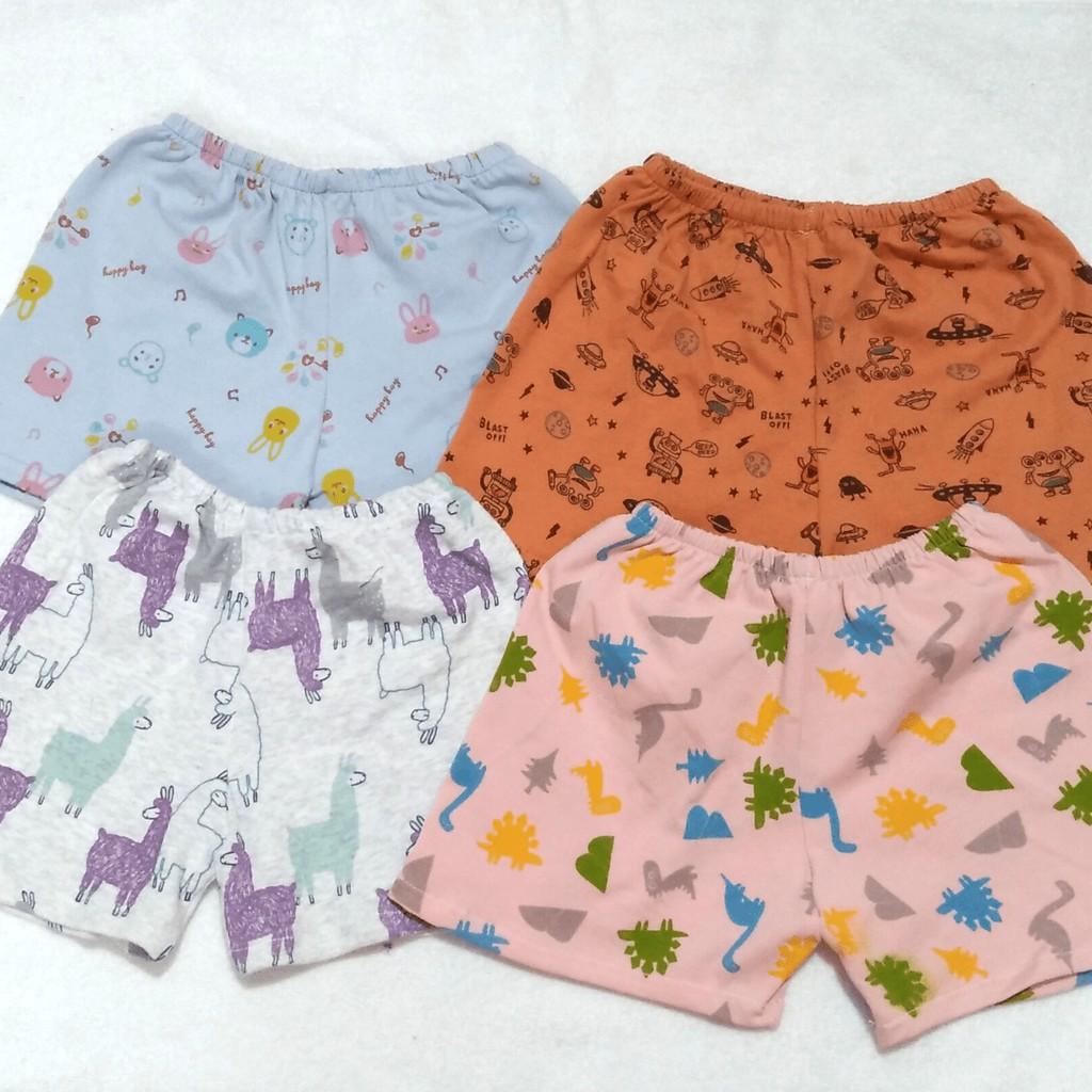 Quần chục đùi cho bé chất cotton bozip xuất dư mềm mịn size từ 3-17kg