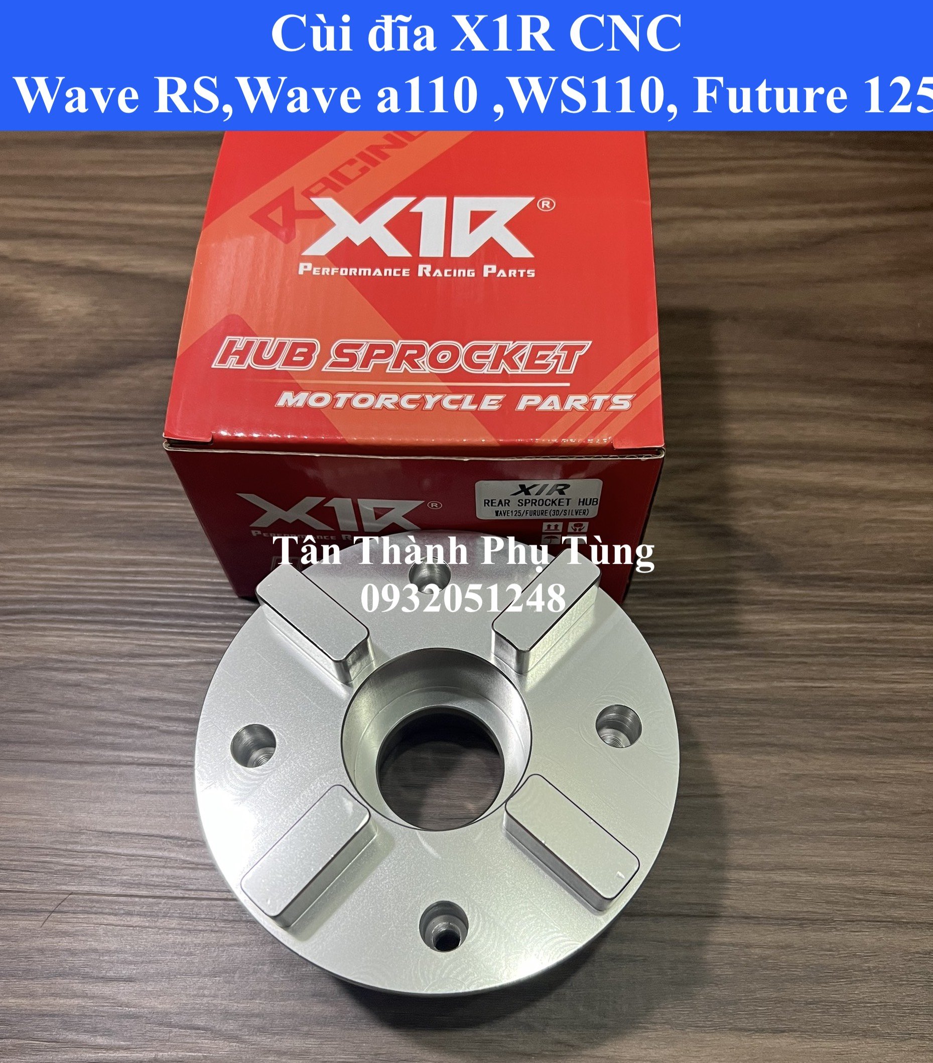 Cùi đĩa X1R gắn dành cho Future led, WS110, Wave a 110, Wave a 100, RS