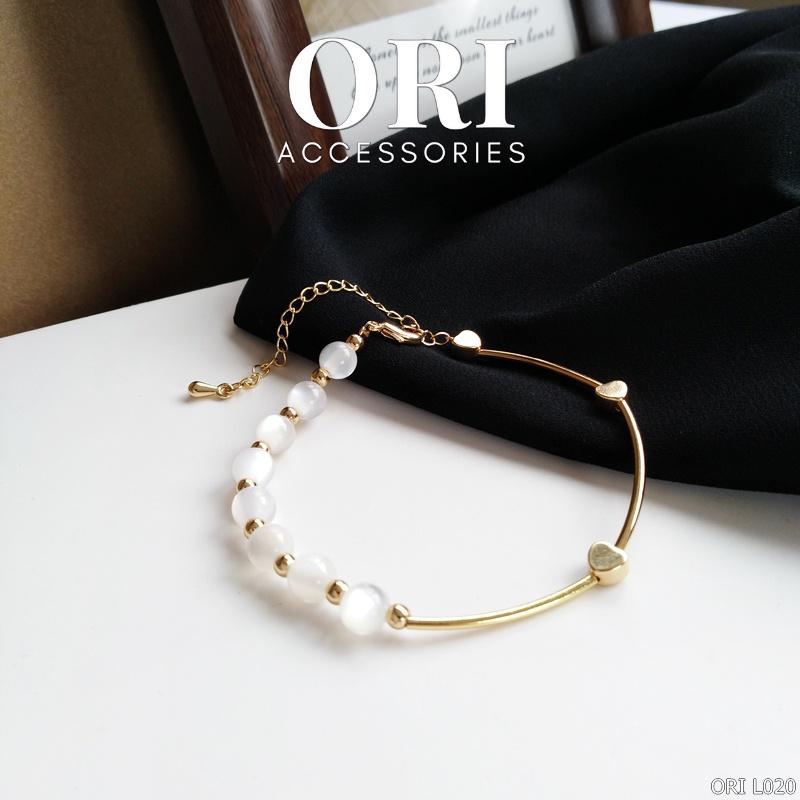 Lắc tay nữ chuỗi ngọc Dulcie tinh tế thời trang ORI ACCESSORIES L020