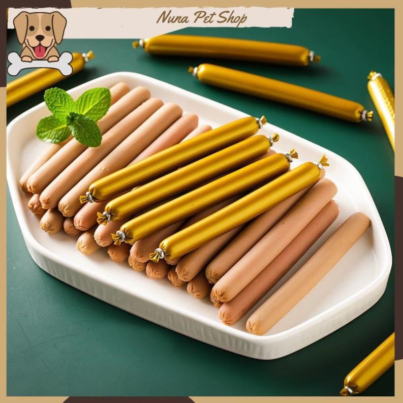 Combo 10 chiếc xúc xích cho chó mèo bổ sung dinh dưỡng